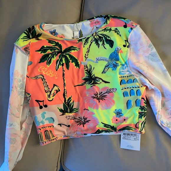 New with tags Maaji Long Sleeve crop top bikini - Picture 4 of 12